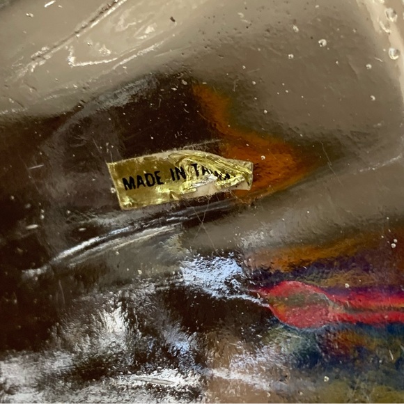 Set of Clear Glass Christmas Santa Claus Votive Candle Holders Statues 7” Decor - Picture 5 of 10